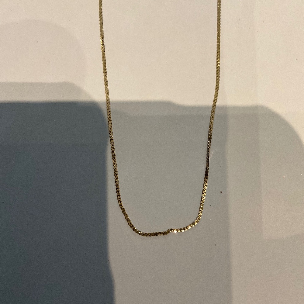 14kt gold 18” chain